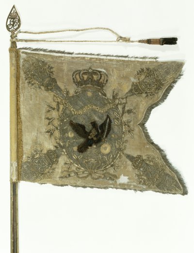 Flag for det preussiske infanteri under Frederik den Store (tekstil) af German School