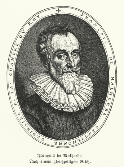 Francois de Malherbe, fransk digter og oversætter (litho) af German School