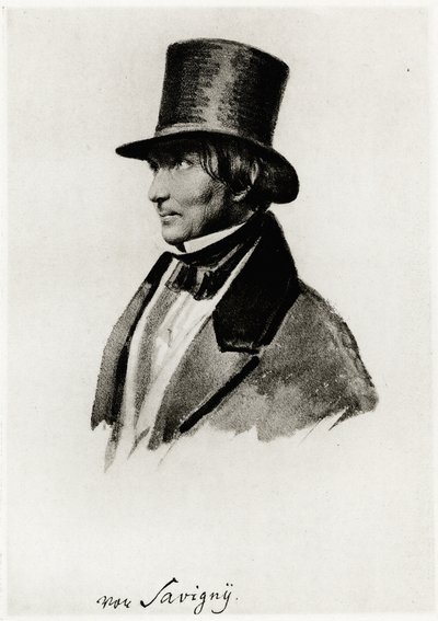 Friedrich Carl von Savigny, 1884-90 af German School