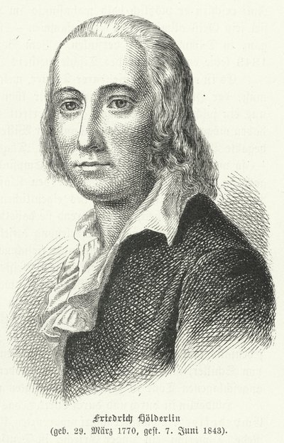 Friedrich Hoelderlin, tysk digter og filosof af German School