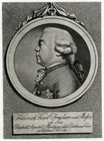 Friedrich Karl von Moser af German School