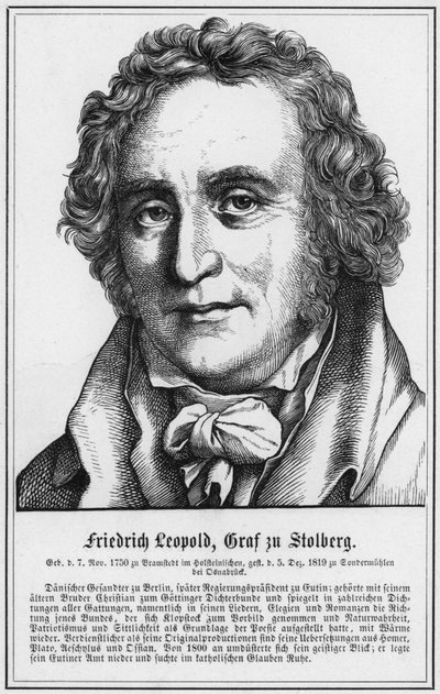 Friedrich Leopold, greve af Stolberg (stik) af German School
