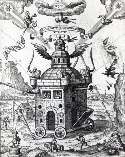 Frontispice af The College of Fame af Theophilus Schweighardt, 1618 af German School