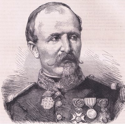 General Chanly, Cassells historie om krigen mellem Frankrig og Tyskland udgivet af Cassell and Company Limited, ca. 1890 (litho) af German School