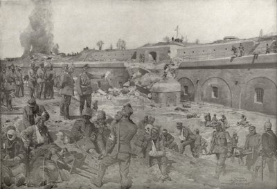 General feltmarskal von Mackensen besøger Augen Fort af Przemysl af German School