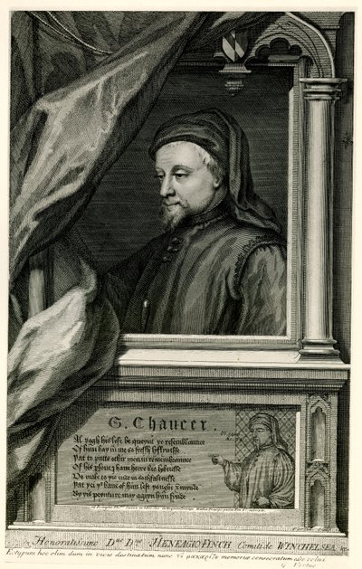Geoffrey Chaucer af German School