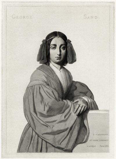 George Sand, 1884-90 af German School
