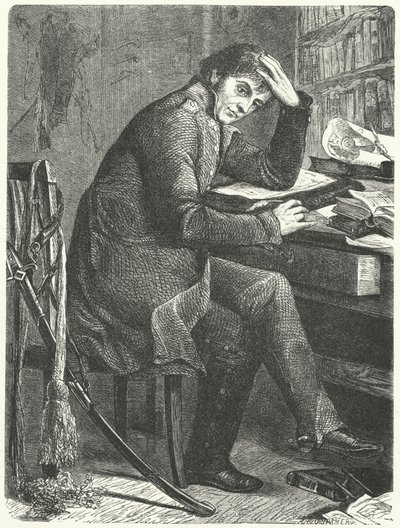 Gerhard von Scharnhorst, tysk general og reformator af den preussiske hær (gravering) af German School