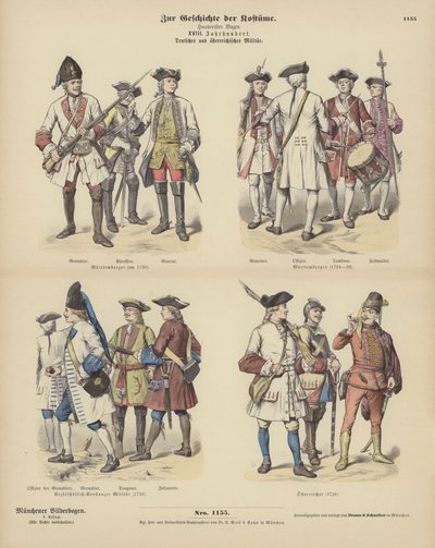 tyske og østrigske militæruniformer af German School