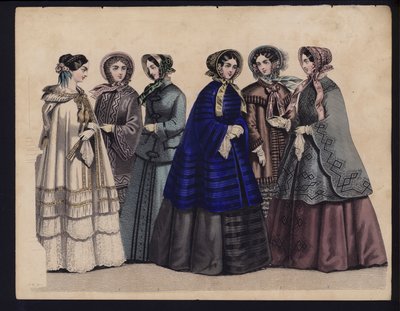 German fashion plate, mid 19th centurydani af German School