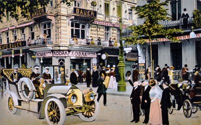 Tysk postkort, der viser Kaiser Wilhelm II
