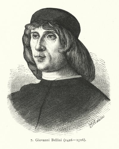 Giovanni Bellini, italiensk renæssancemaler (gravering) af German School