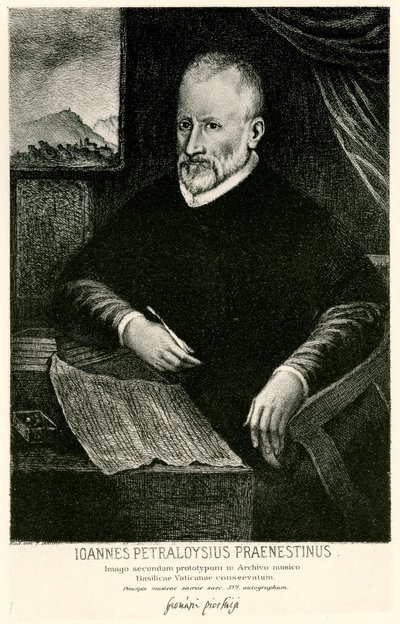 Giovanni Pierluigi fra Palestrina af German School