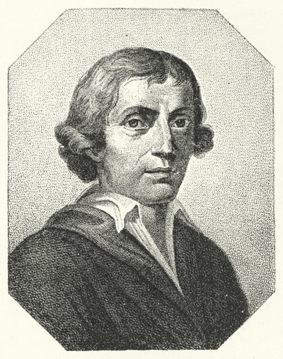 Giuseppe Parini, italiensk satiriker og digter (gravering) af German School