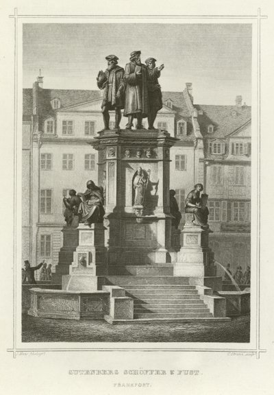 Gutenberg Schoffer og Fust, Frankfort af German School