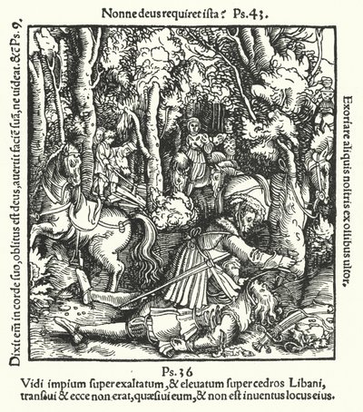 Hans von Hutten dræbt af Ulrich, hertug af Württemberg, 1515 af German School
