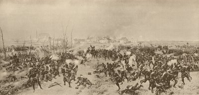 Hanseatic troops at Loigny, Franco-Prussian War, December 1870  af German School