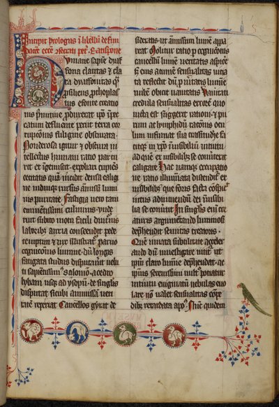 Harley 3973 f.1, beboet initial 