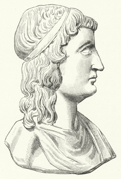 Leder af den romerske filosof Apuleius (stik) af German School