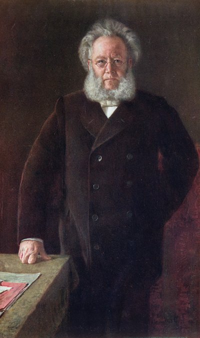 Henrik Ibsen (1828-1902) af German School