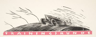 Illustration fra Styl, pub.1922 (pochoir print) af German School