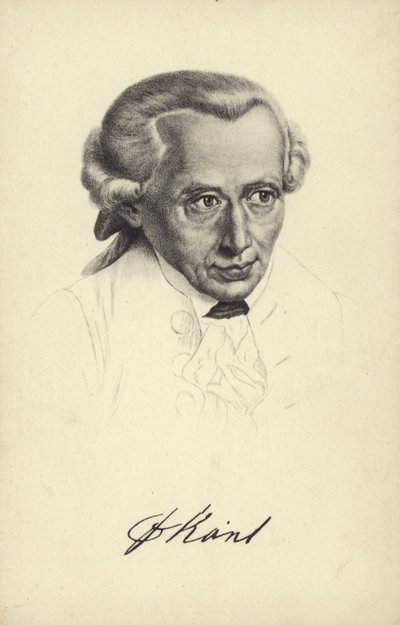 Immanuel Kant (litografi) af German School
