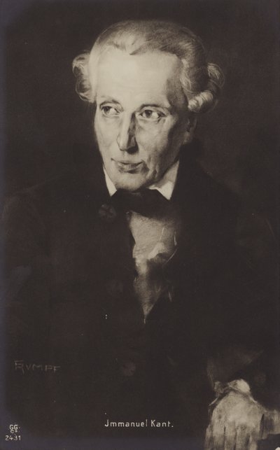 Immanuel Kant (litografi) af German School