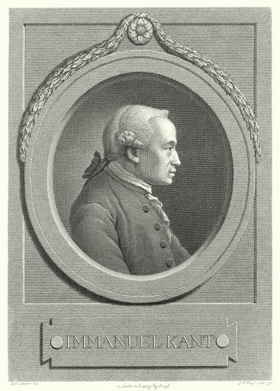 Immanuel Kant, tysk filosof (gravering) af German School