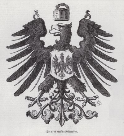 Kejserørn, Tysklands nye emblem (gravering) af German School