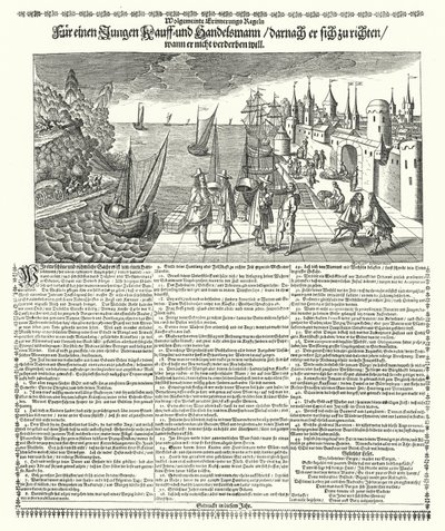 Instruktioner til unge købmænd af German School