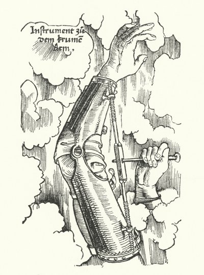 Instrument til behandling af en såret arm (gravering) af German School