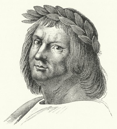 Jacopo Sannazaro, italiensk digter (gravering) af German School