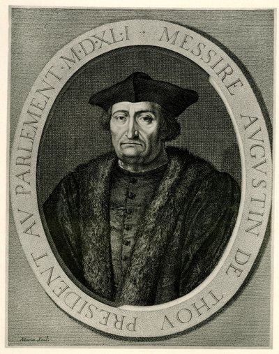 Jacques Auguste de Thou af German School