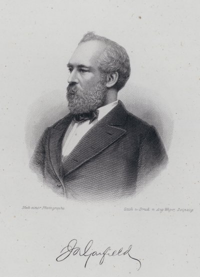 James A Garfield, amerikansk politiker og USA