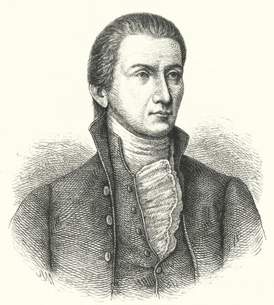 James Monroe, amerikansk statsmand (gravering) af German School