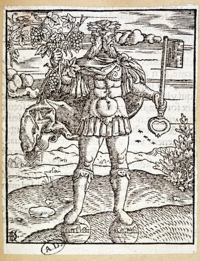 Janus (med en nøgle i den ene hånd og en vingren i den anden) - Tyskland af German School
