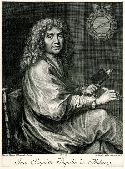 Jean Baptiste Molière von German School