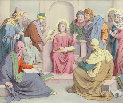 Jesus findes i templet af German School