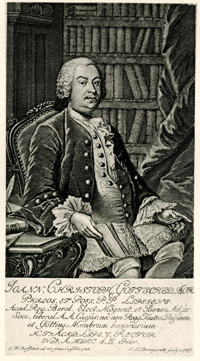 Johann Christoph Gottsched af German School