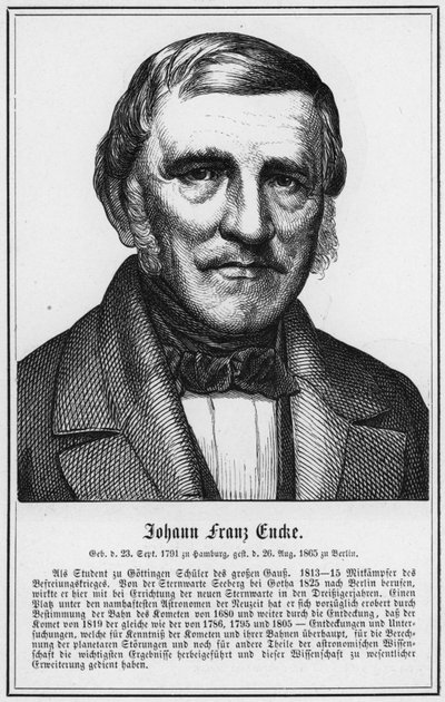 Johann Franz Encke (gravering) af German School
