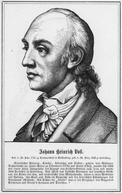 Johann Heinrich Vok (gravering) af German School
