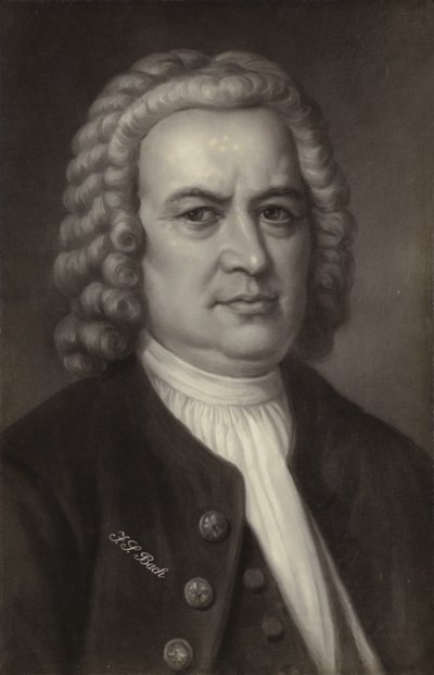 Johann Sebastian Bach, tysk komponist, organist, cembalo, violinist og violinist fra barokperioden (1685-1750) af German School