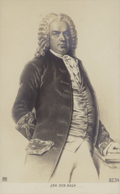 Johann Sebastian Bach, tysk komponist, organist, cembalo, violinist og violinist fra barokperioden (1685-1750) af German School