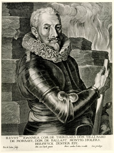 Johann Tserklaes Graf von Tilly af German School