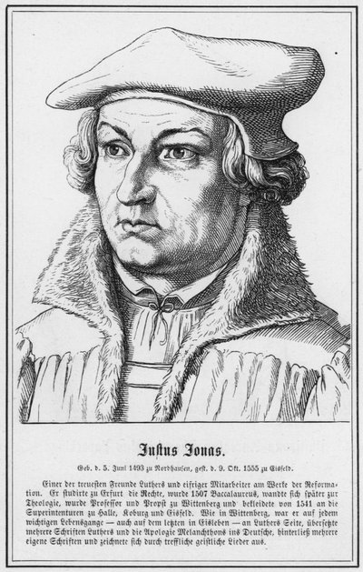 Justus Jonas (gravering) af German School