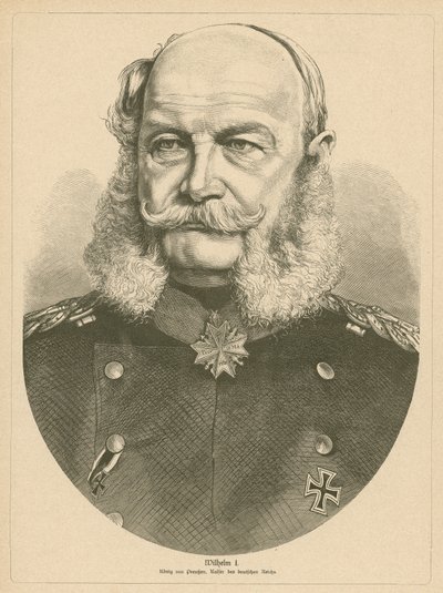 Kaiser Wilhelm I of Germany  af German School