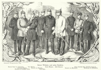 Kejser Wilhelm II og hans paladiner af German School