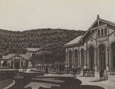 Kaiserpark (litho) af German School
