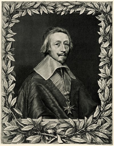 Kardinal Armand Jean Duplessis af German School