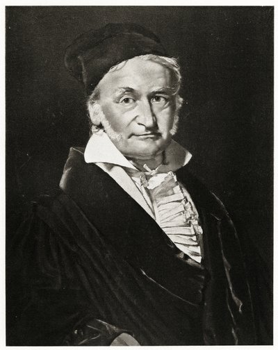 Karl Friedrich Gauss, 1884-90 (fototype) af German School
